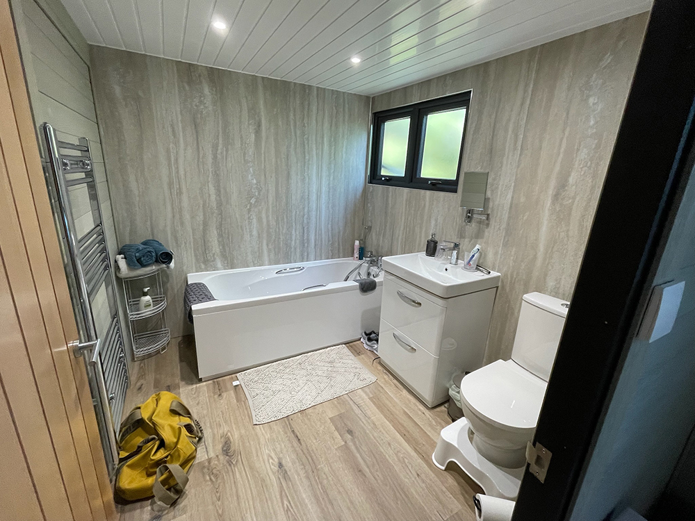 Recent garden room bathroom project 3