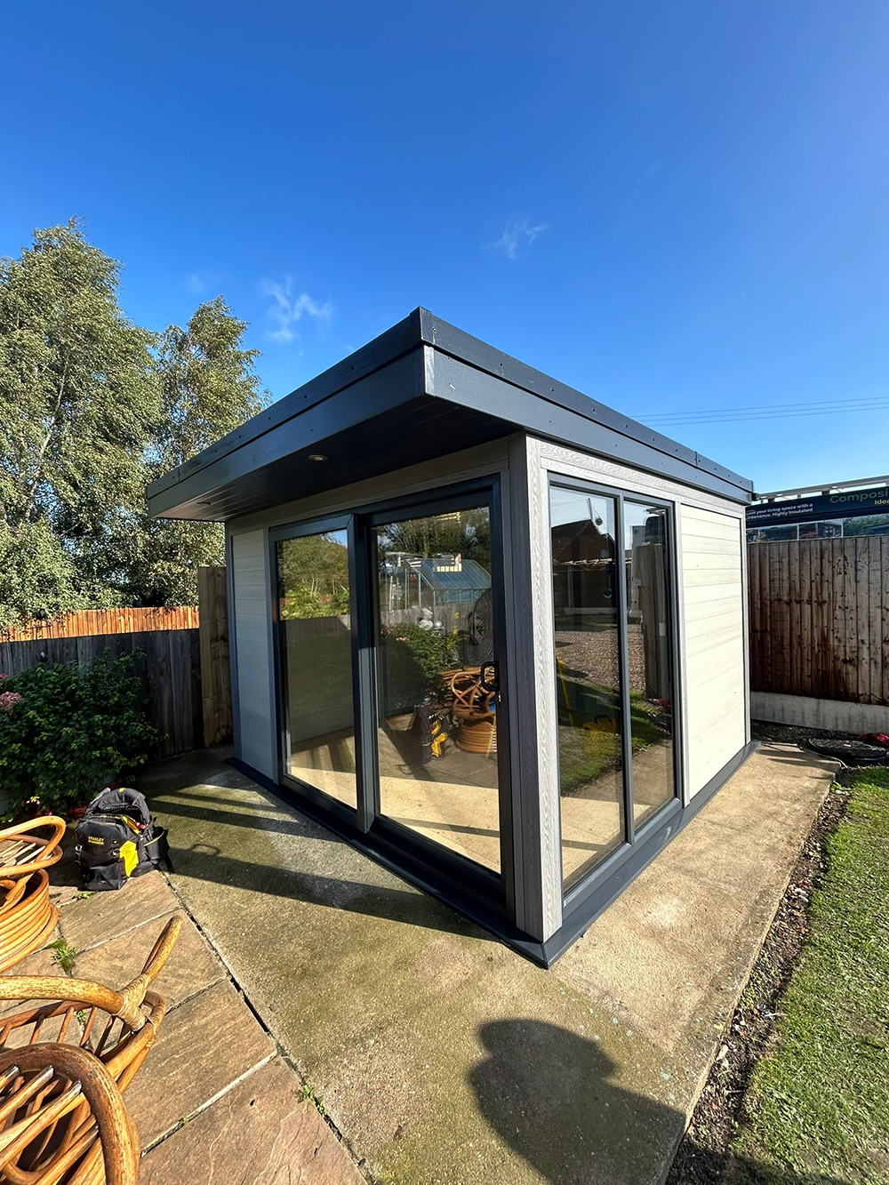Recent prefab garden room project 3