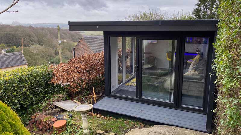 Recent glass garden room project 6
