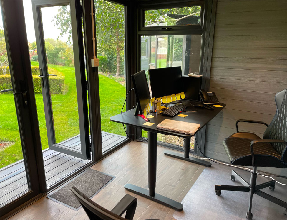Garden office project 5