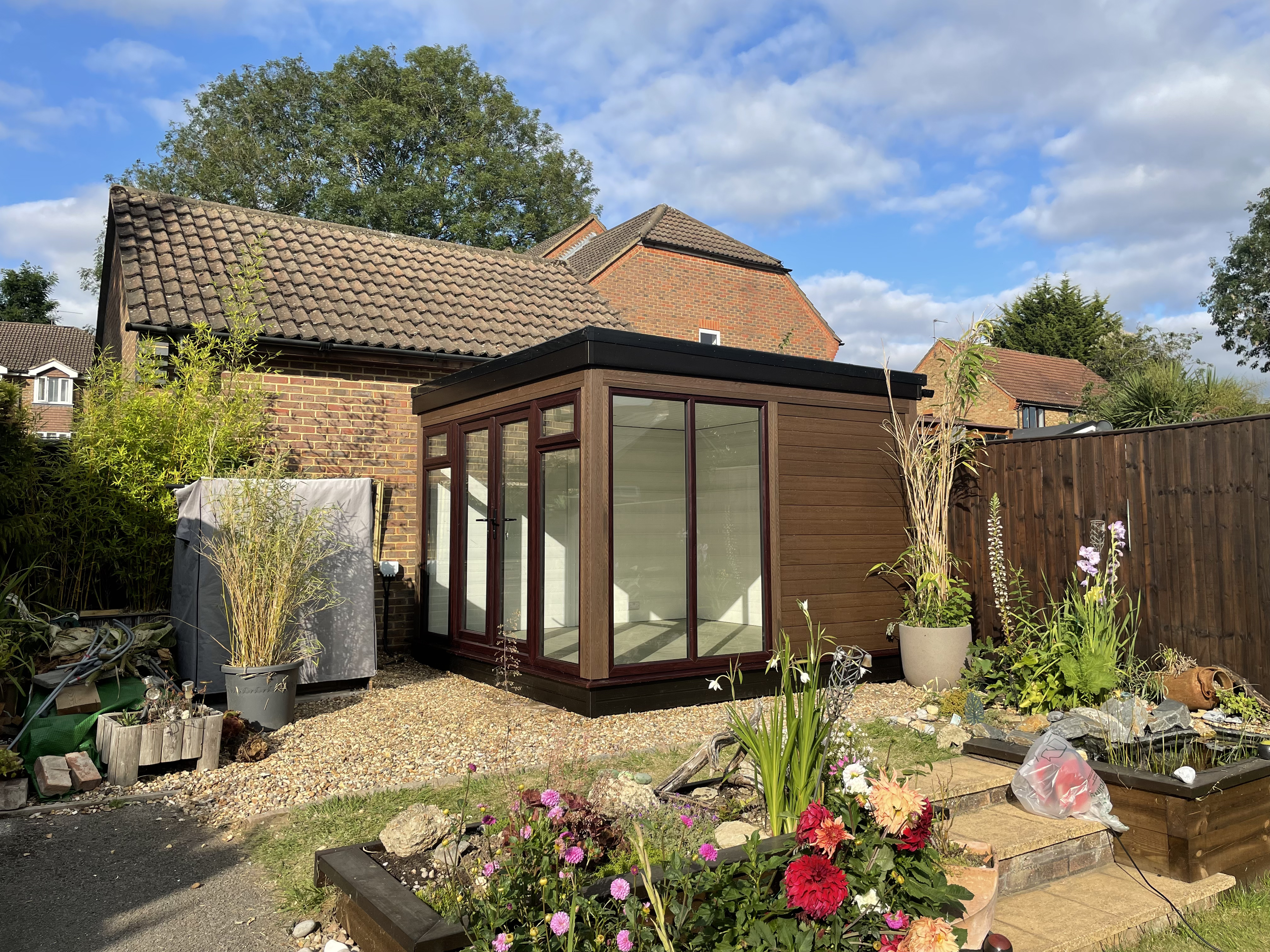 Compact composite garden room (3.3m x 3.3m)