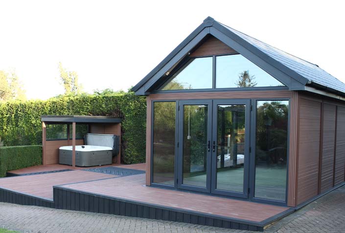 Recent bespoke garden room project 6