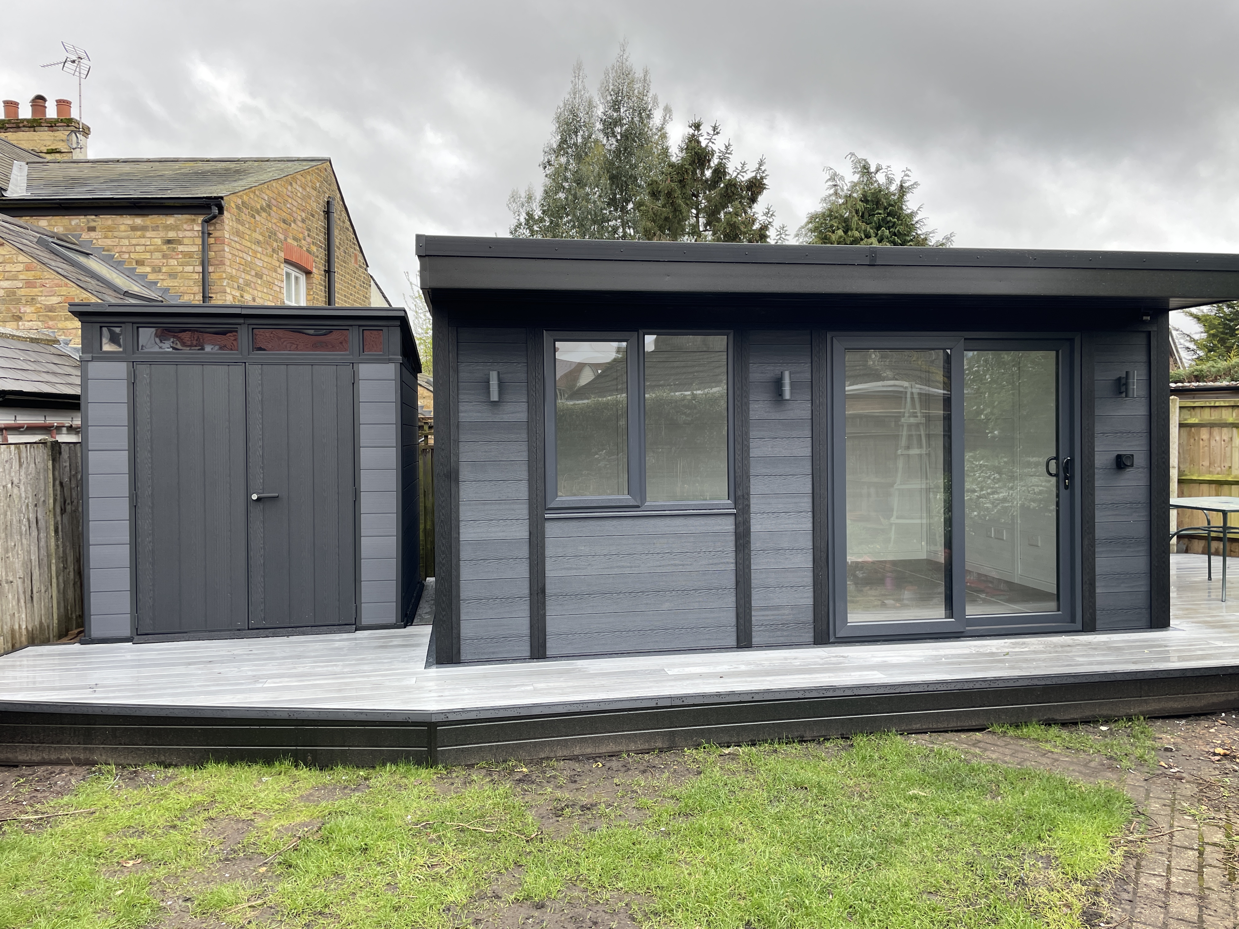 Recent garden room with storage project 3