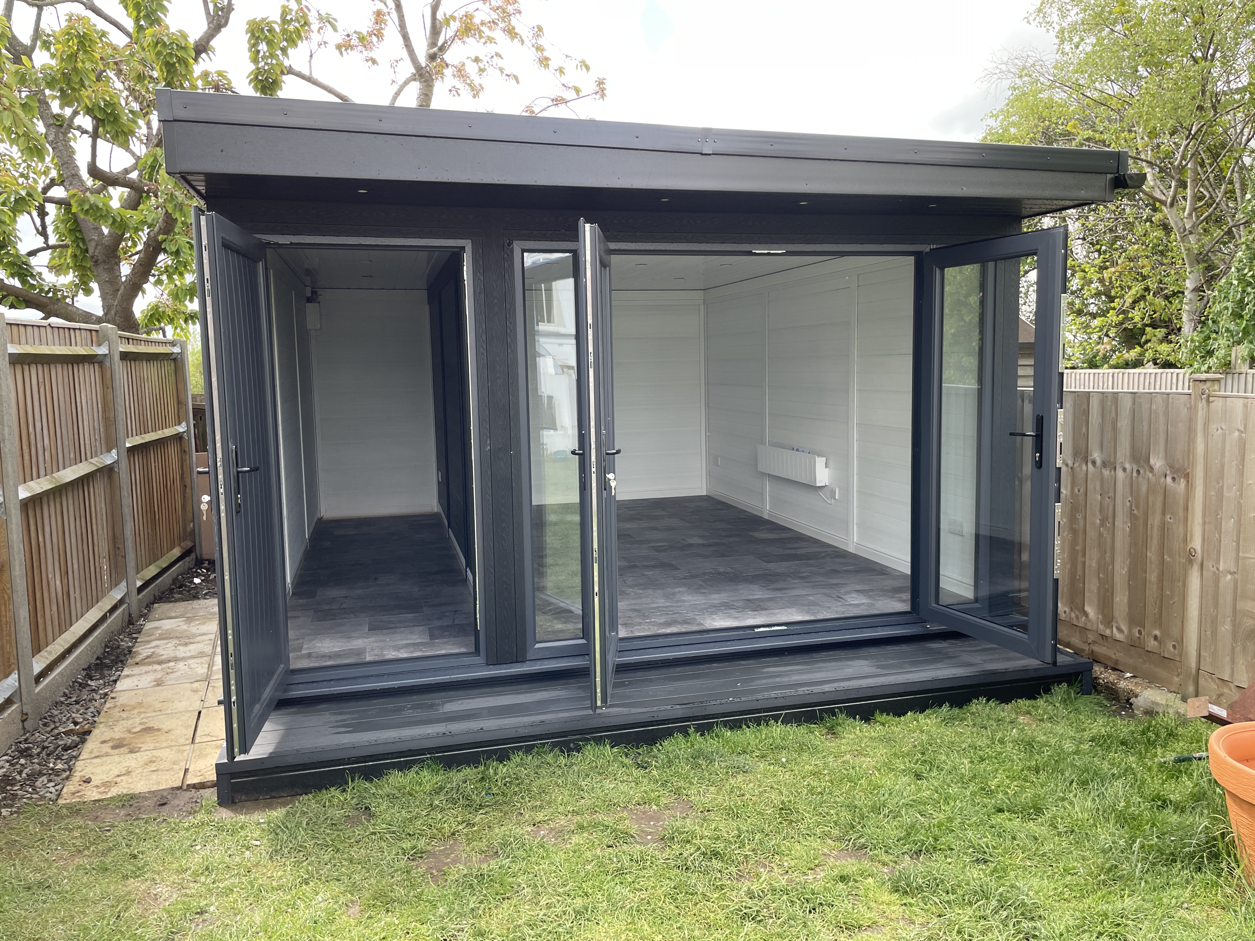 Recent garden room with storage project 4