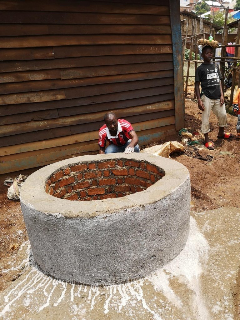 Water cistern completed