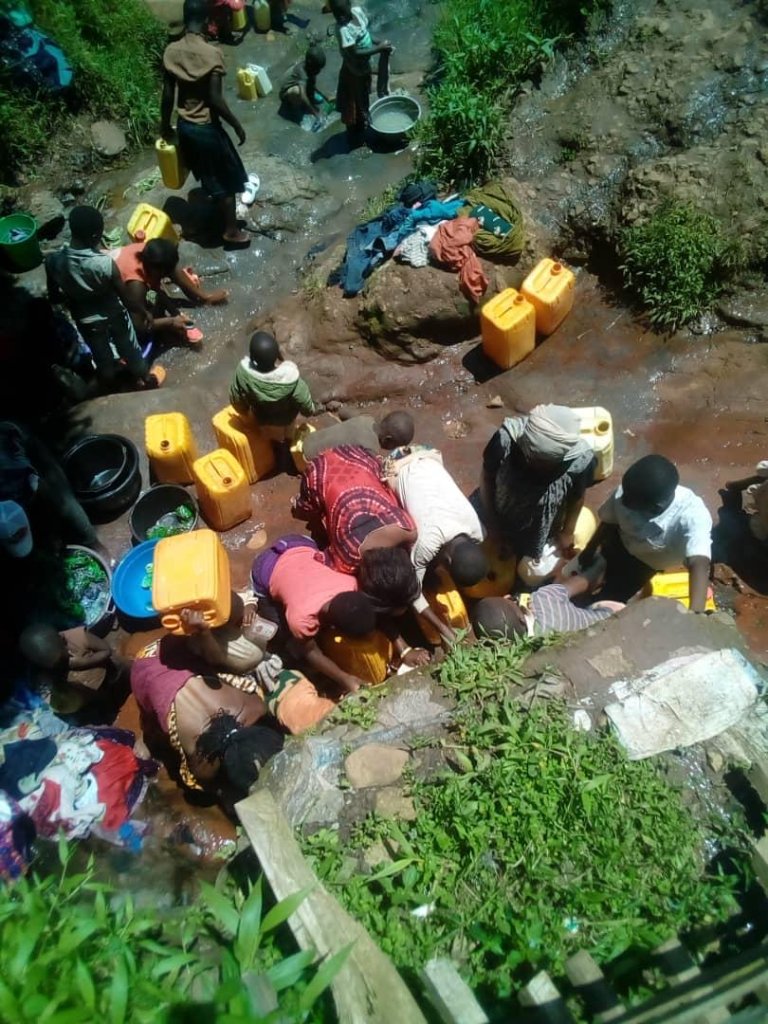 Clean water basin for community use