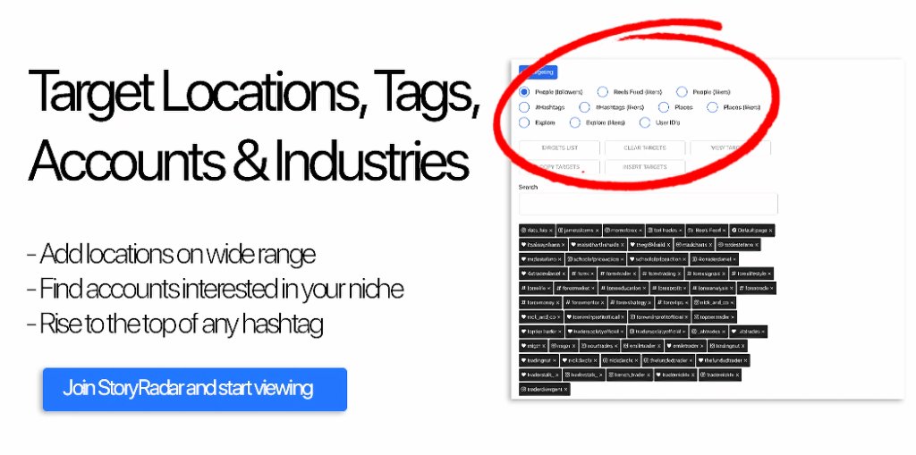 Target Locations, Tags, Accounts & Industries