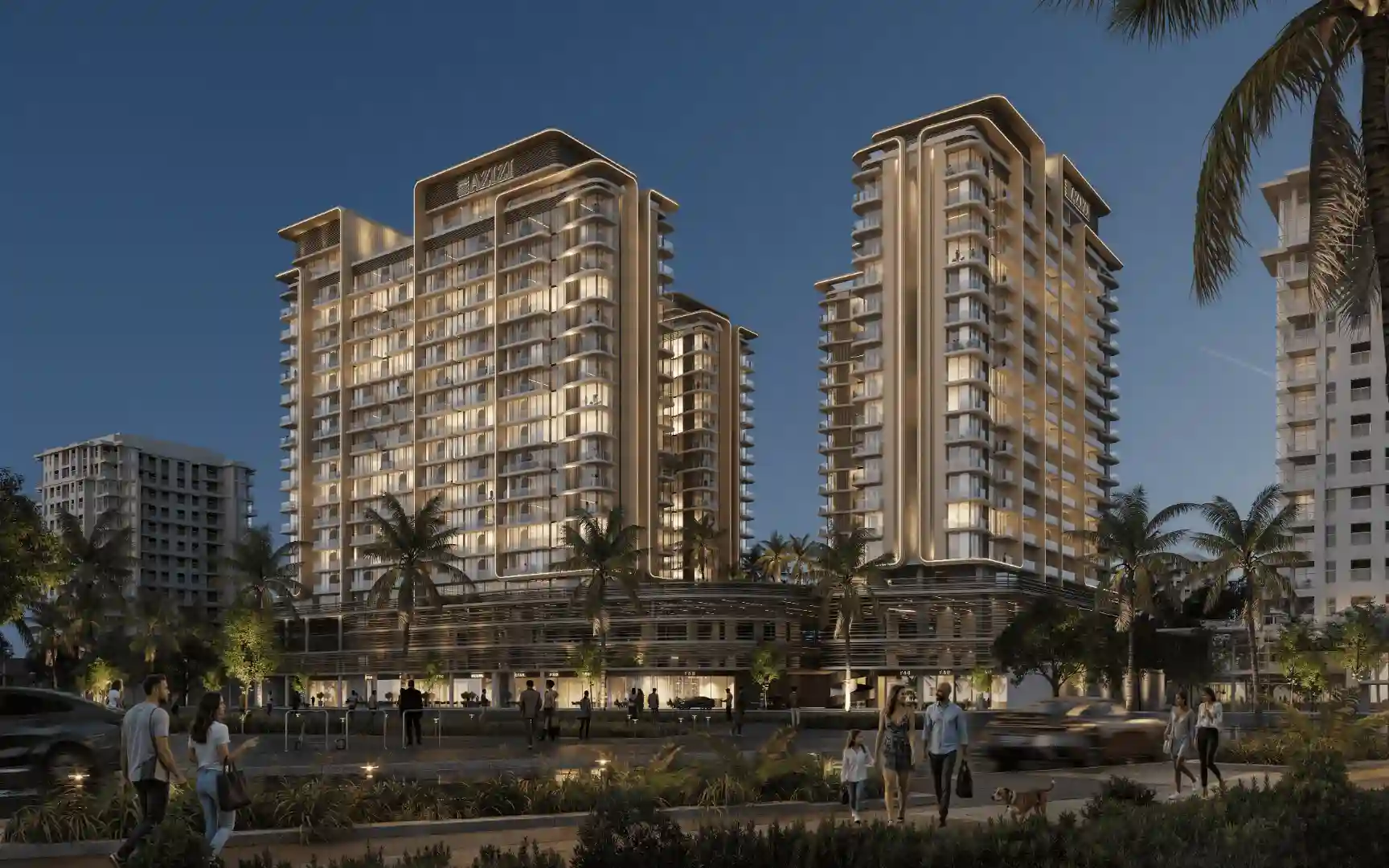 Azizi Jaddaf Beach Oasis