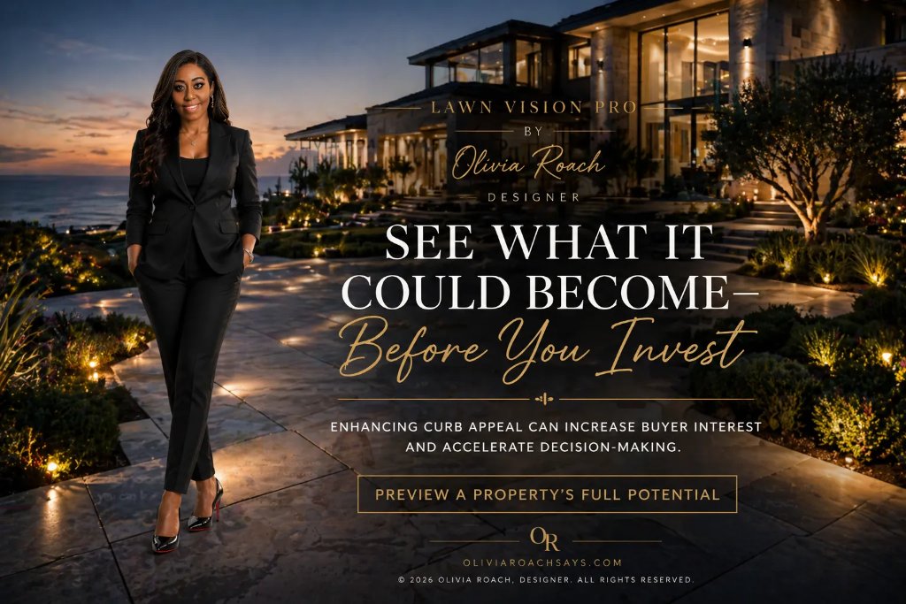 Black Woman Business Owner Olivia Roach Landscape Designer Malibu CA - LawnKeepers Lawn Designer App