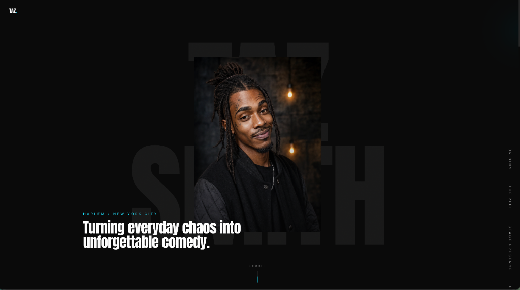 Taz Smith example press kit