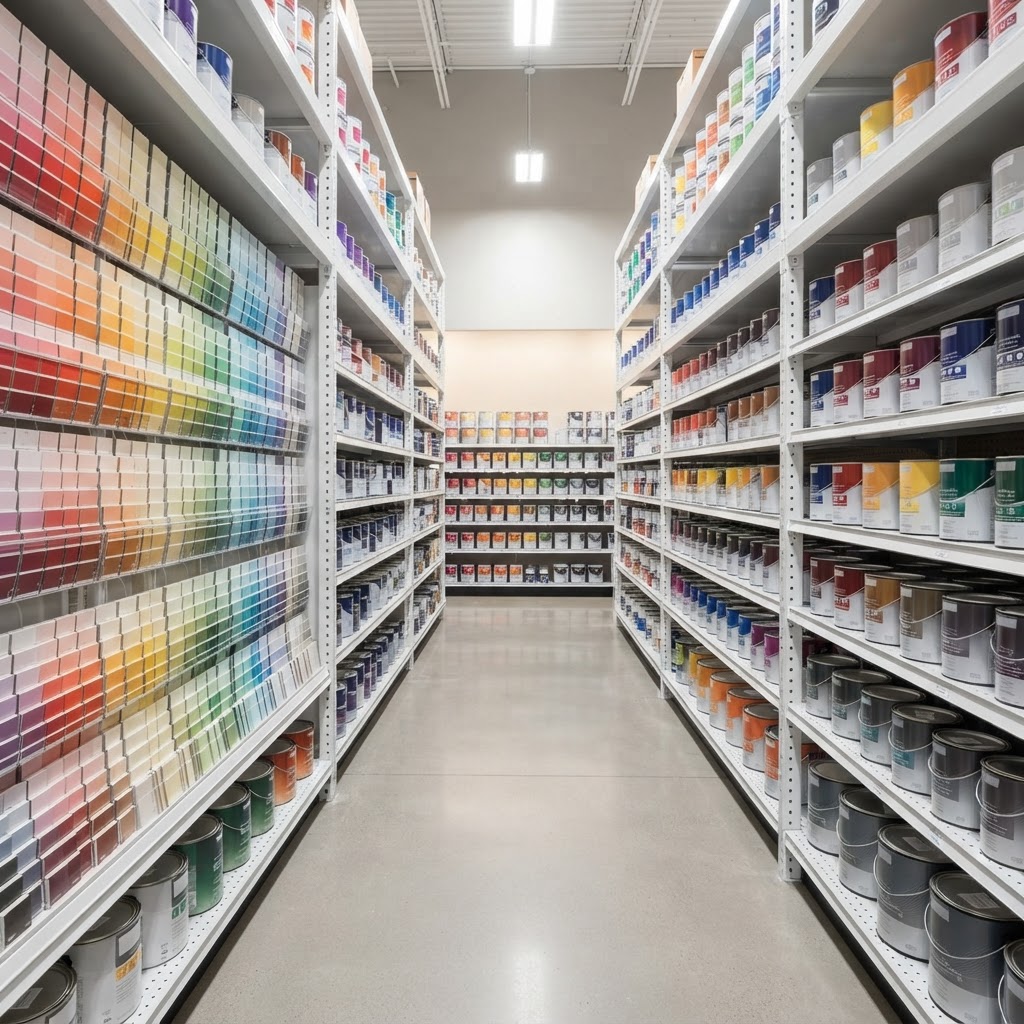Paint department aisle