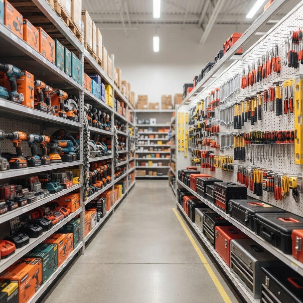 Tools department aisle