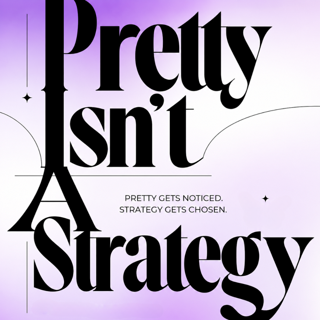 Pretty Isn't a Strategy cover