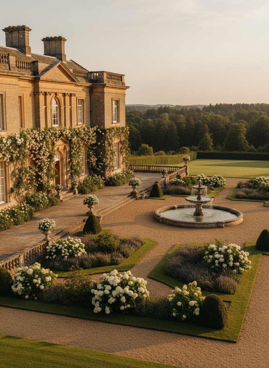 Grand English manor house wedding venue