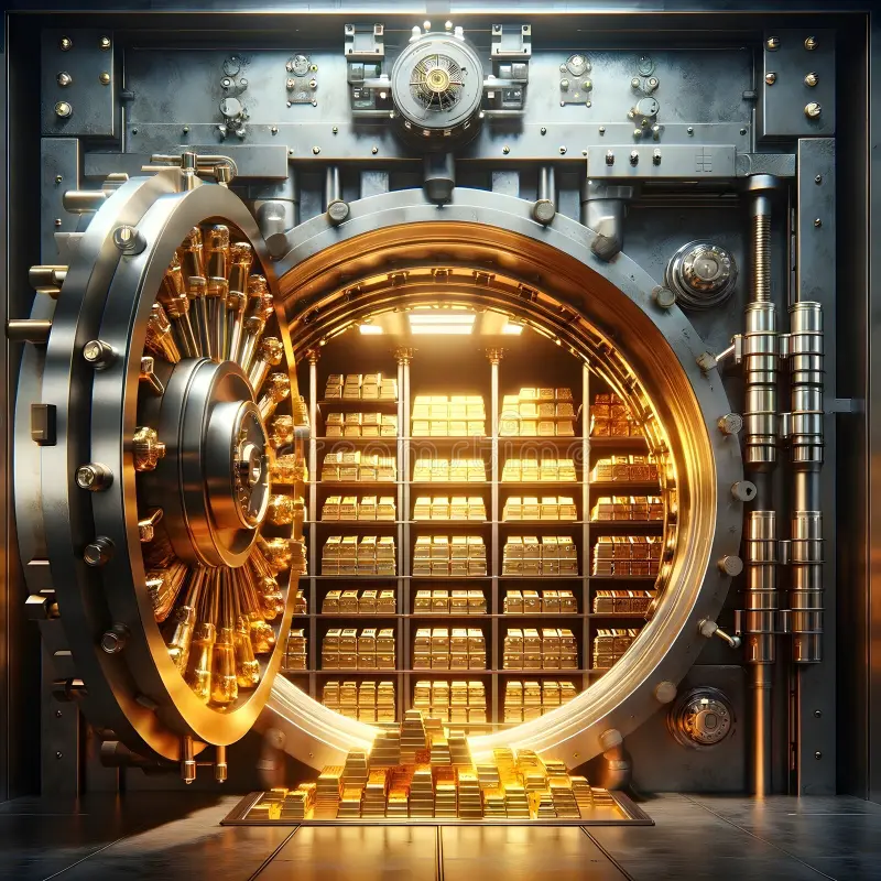 Gold vault