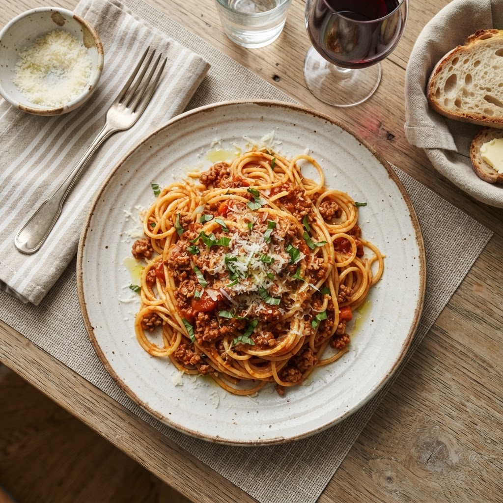 Spaghetti à la bolognaise