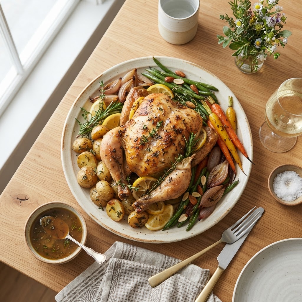 Poulet rôti classique