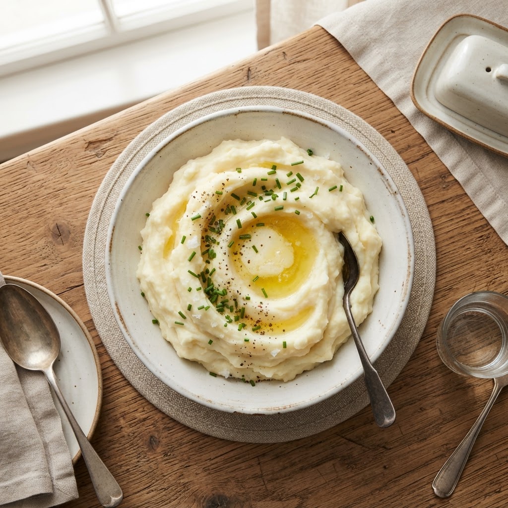 Purée de pommes de terre crémeuse