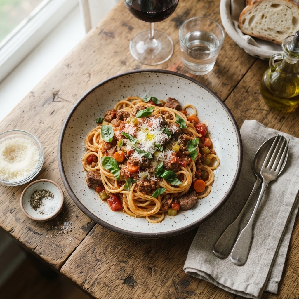 Spaghetti à la bolognaise classique