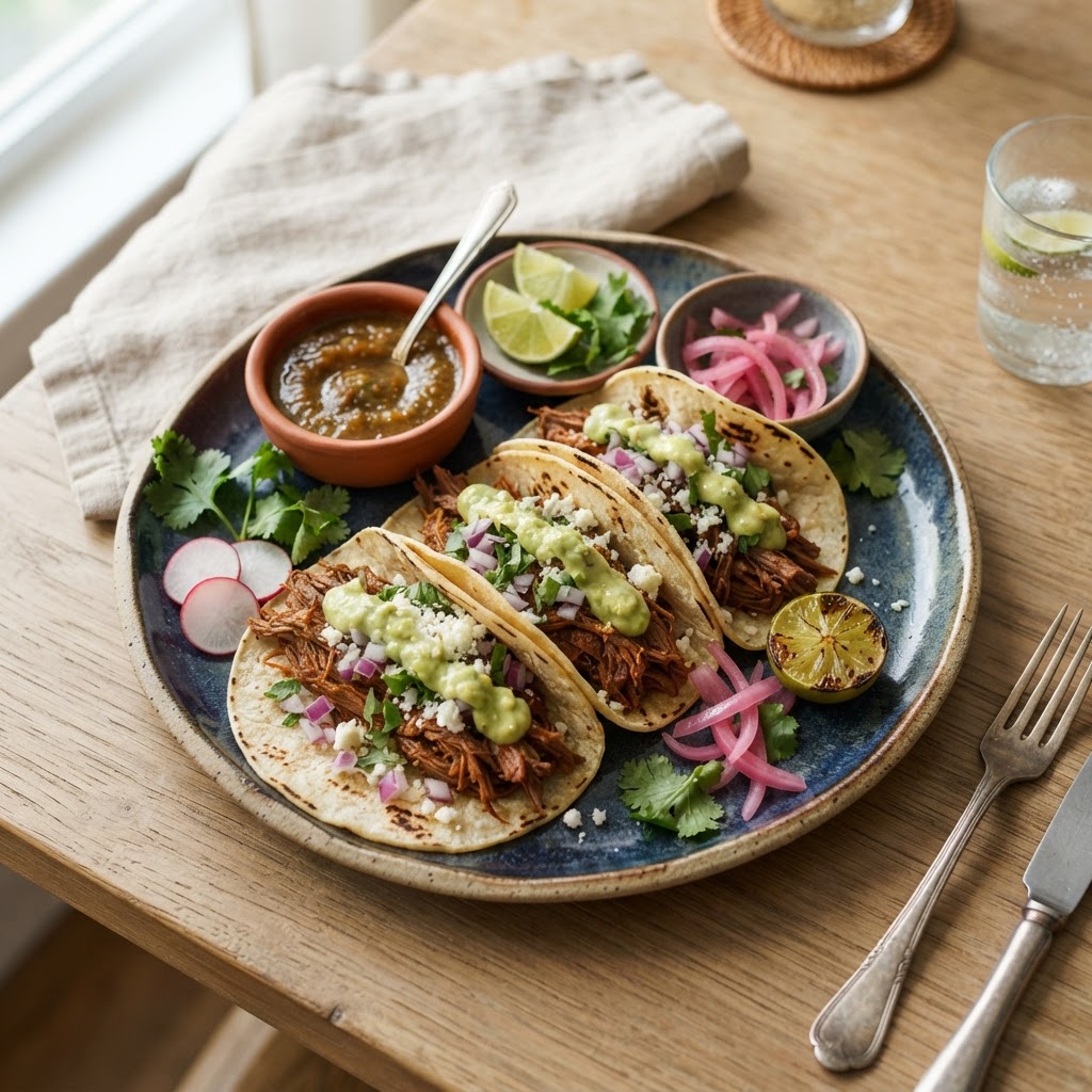 Tacos au bœuf épicé