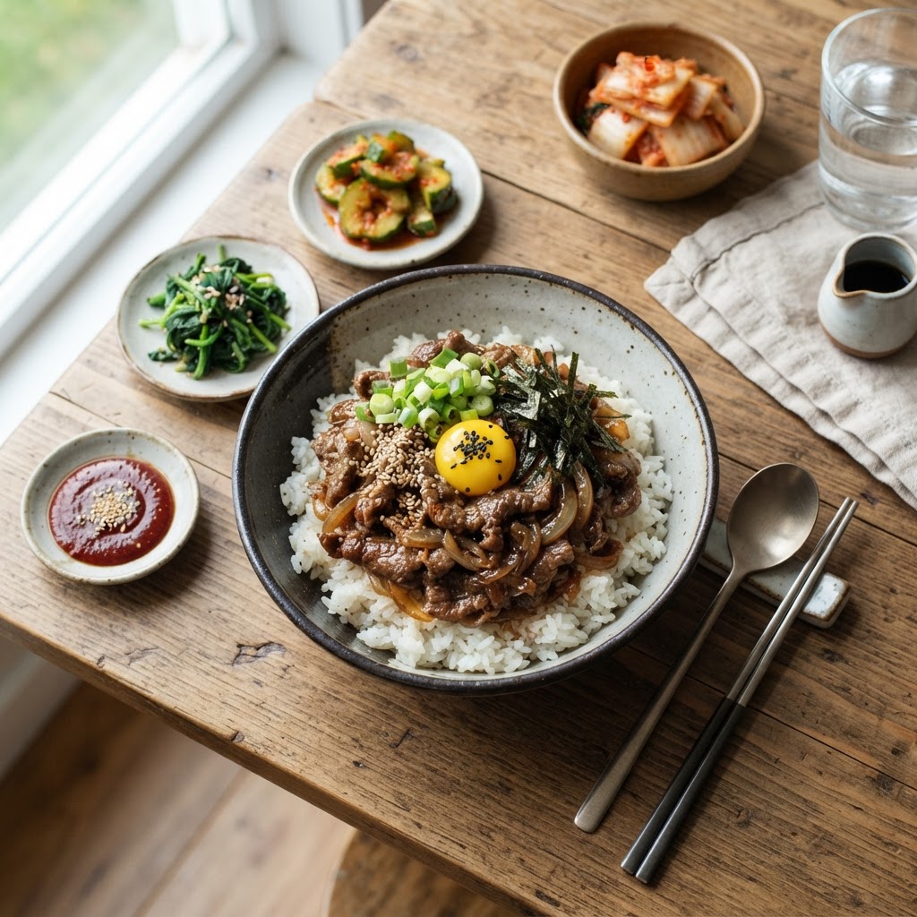 Bol de riz style coréen