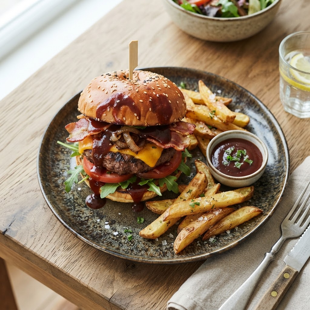 Burger maison au BBQ