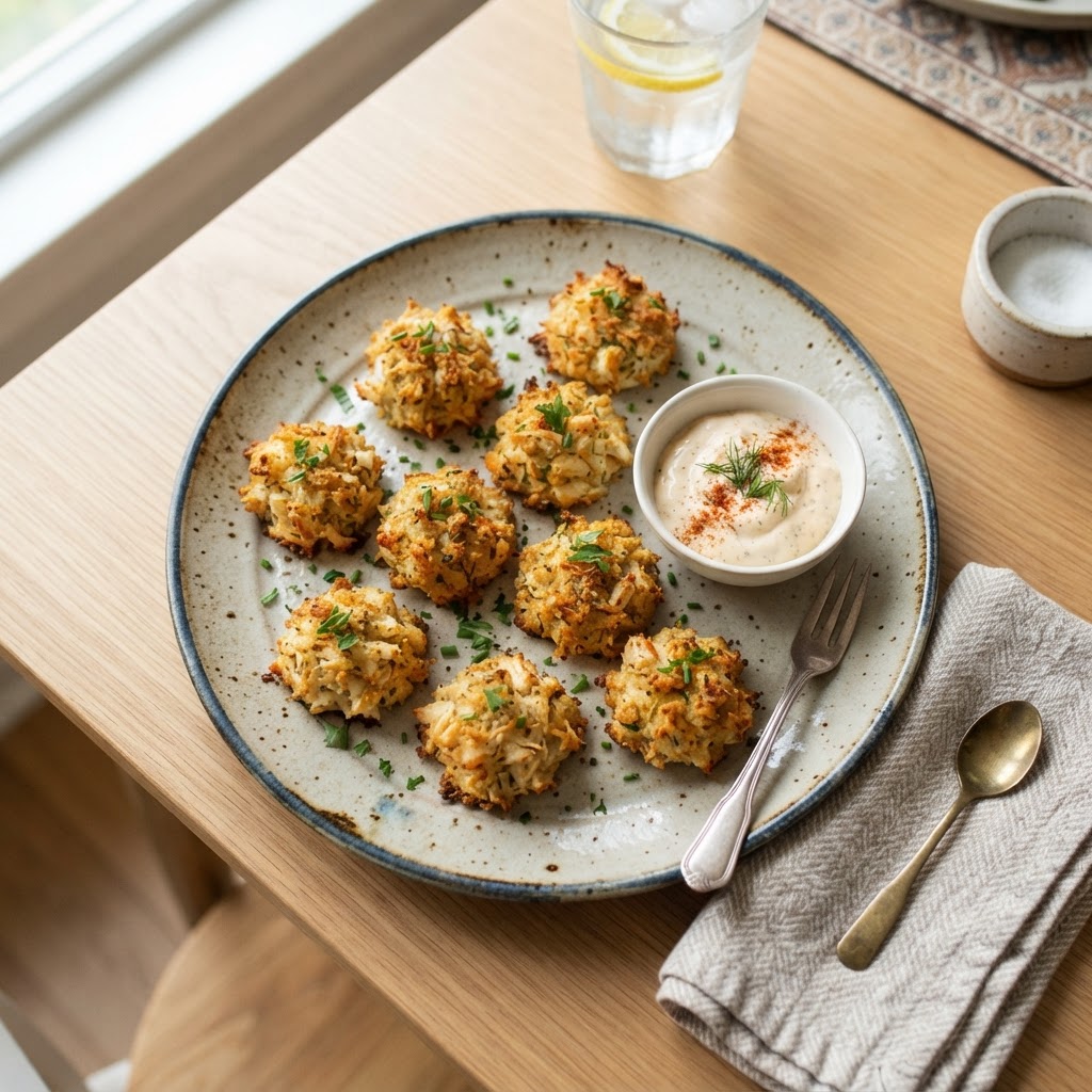 Bouchées de crabe au four