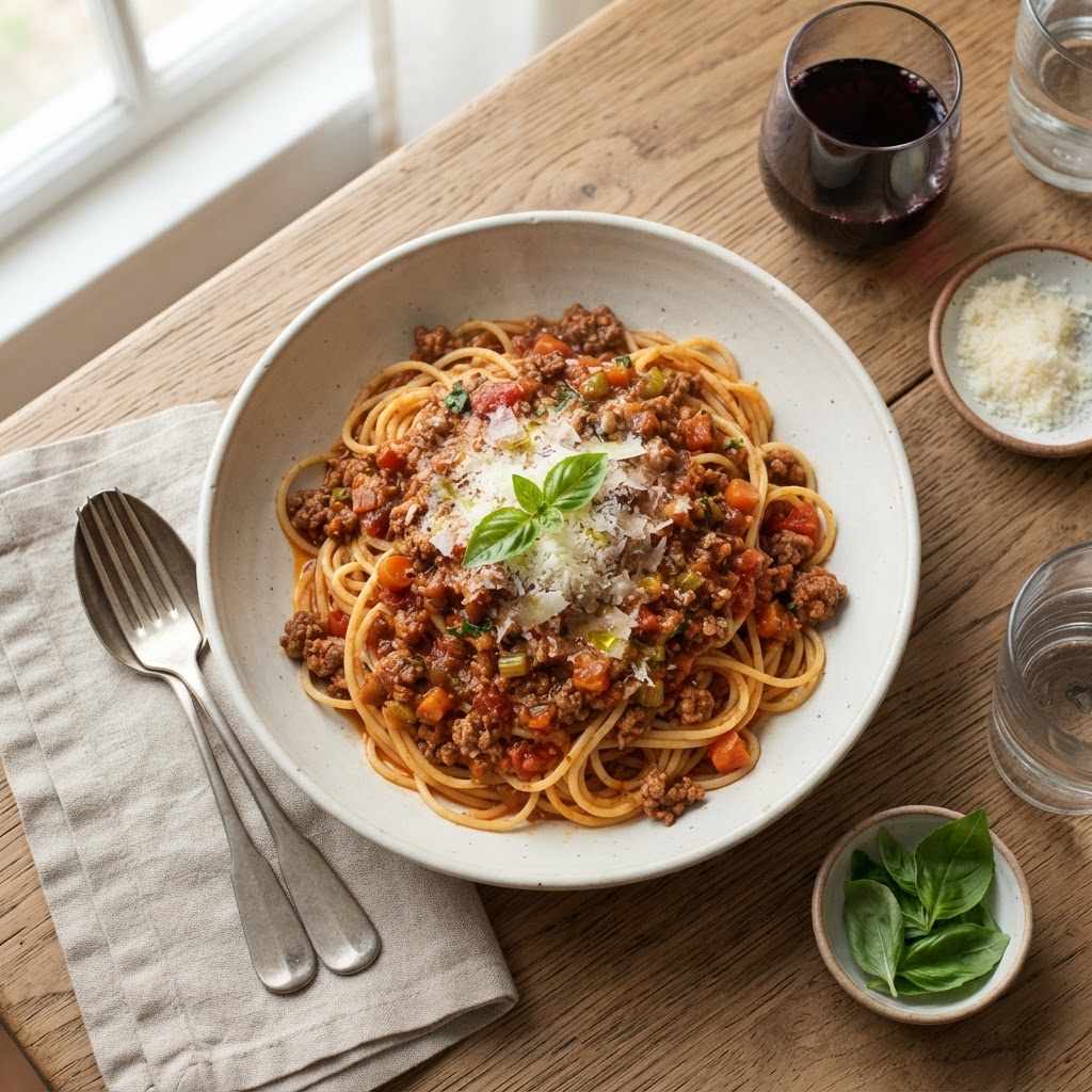 Spaghetti à la bolognaise classique