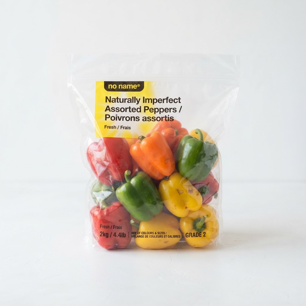 Poivrons assortis naturellement imparfaits Sans Nom