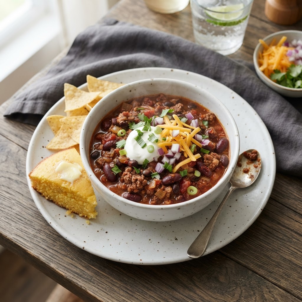 Chili con carne réconfortant