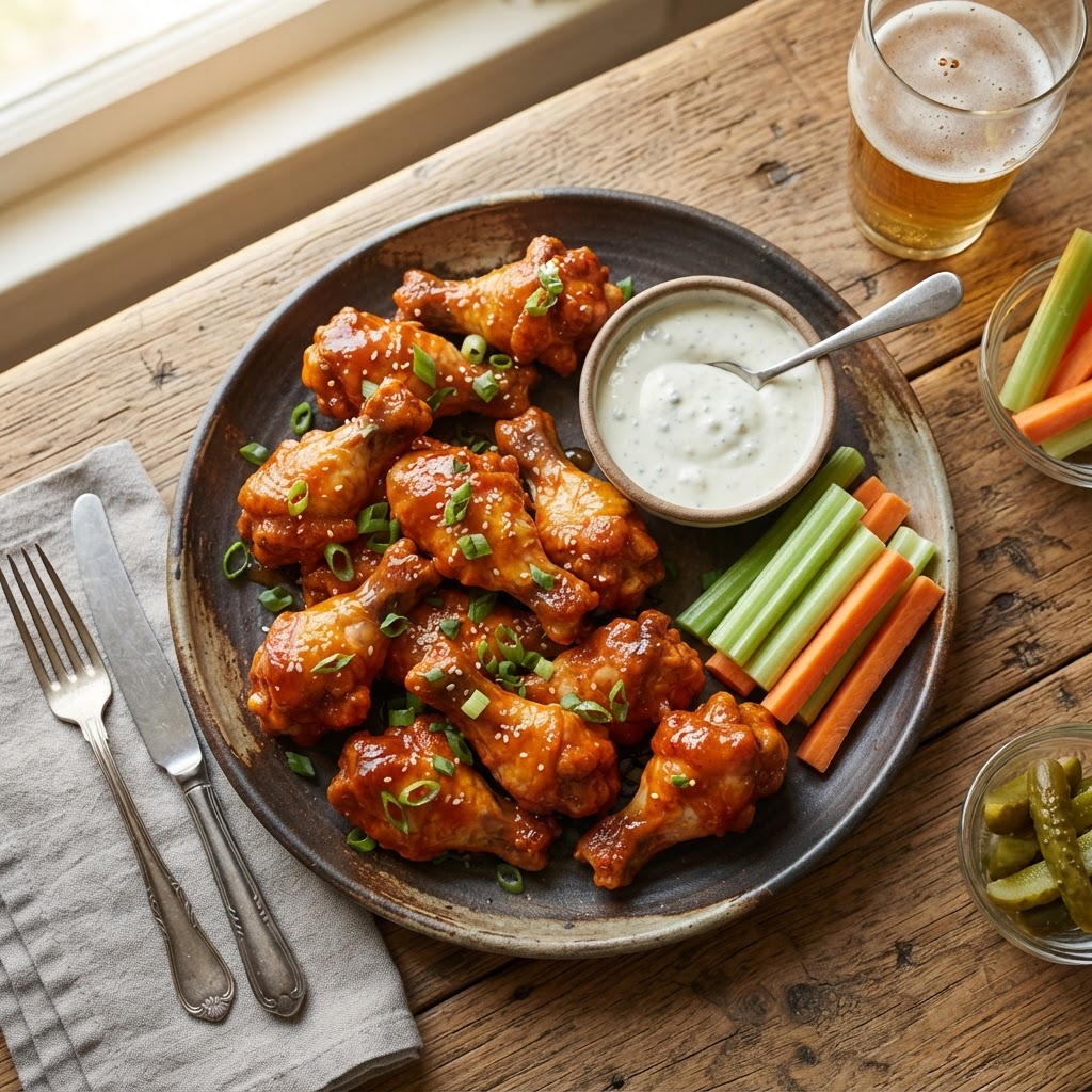 Cuisses de poulet style 'Buffalo'