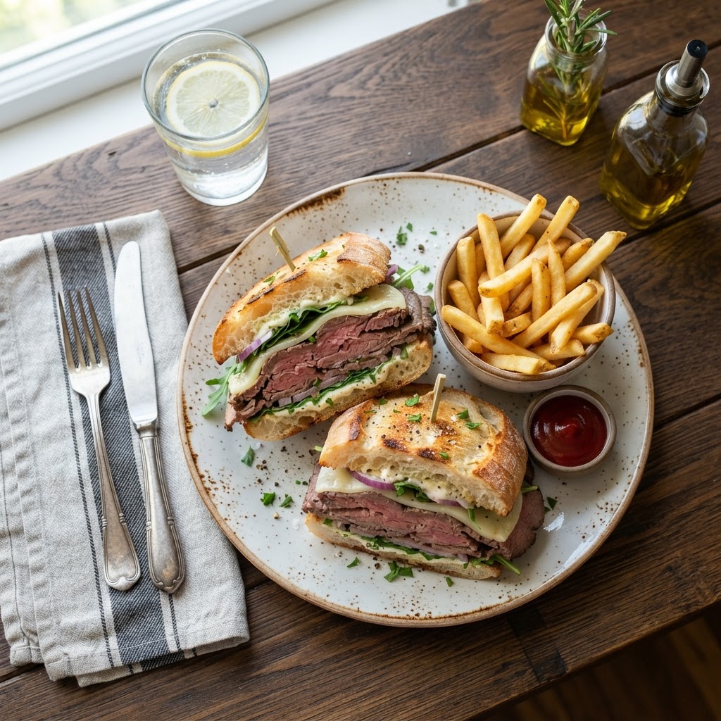 Sandwichs au bœuf rôti