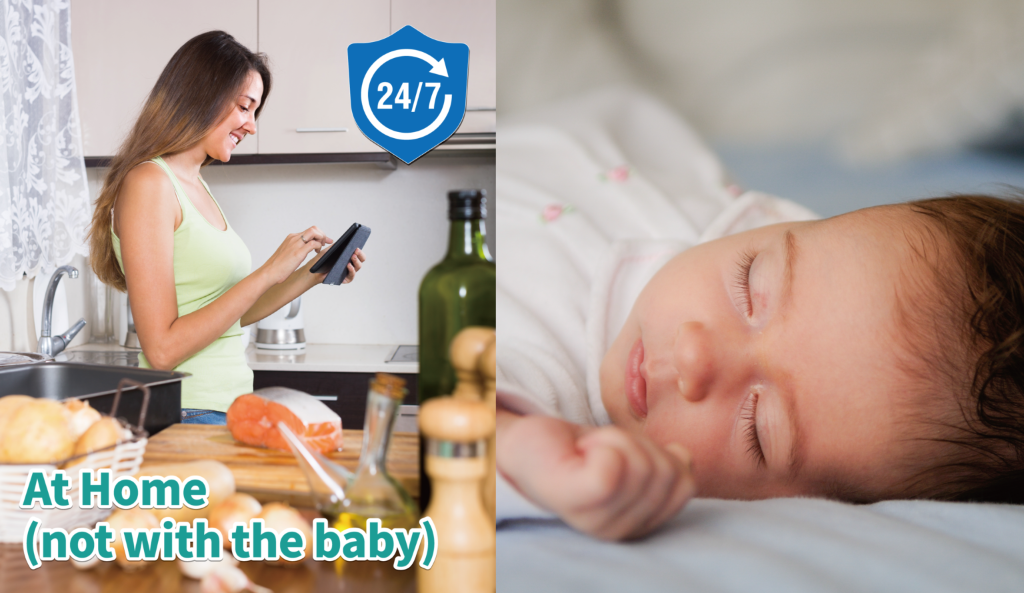 At home deployment - 24/7 continuous monitoring for peace of mind