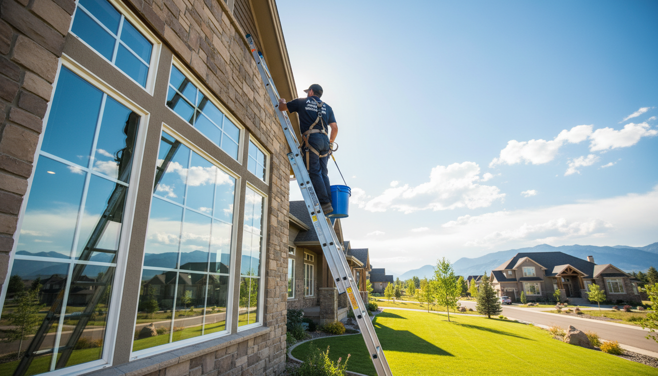 Professional window cleaning Aurora Colorado