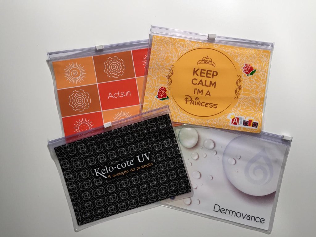 Necessaire com Zip Lab. FARMOQUIMÍCA