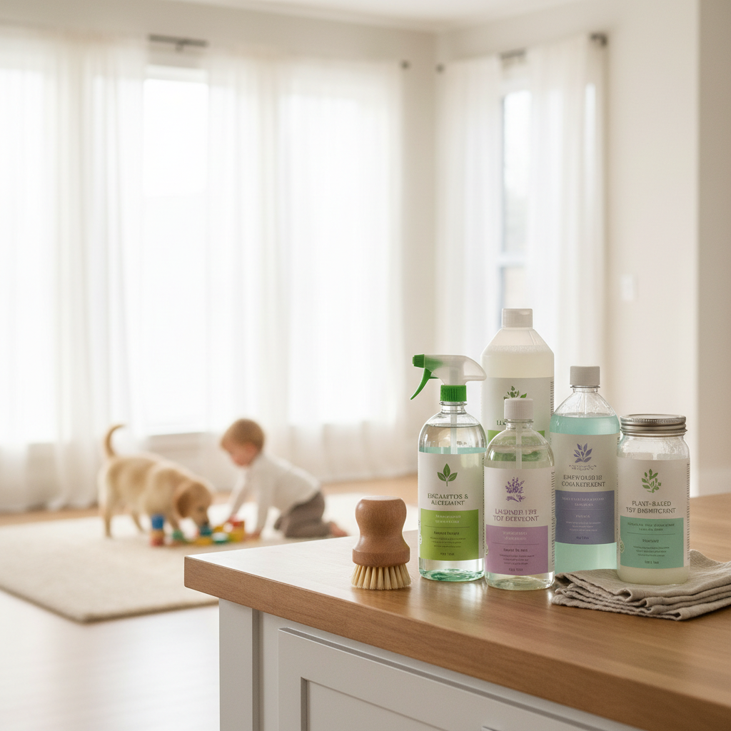 Green Cleaning Products That Are Safe for Kids and Pets