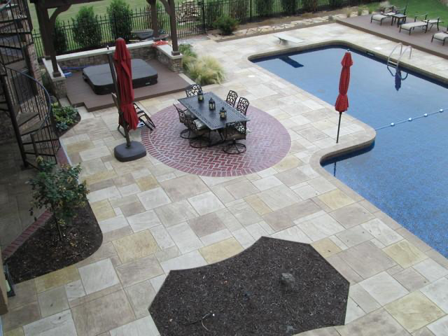 Decorative Stamped Concrete — example project 1 by L.D. Williams Decorative Concrete