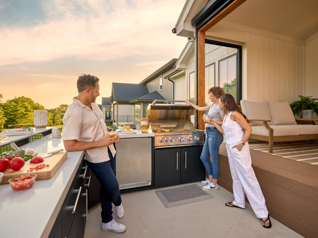 Custom Outdoor Kitchens — example project 2 by L.D. Williams Decorative Concrete