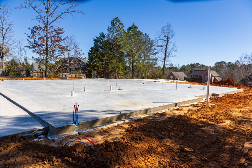 Concrete Foundations — example project 3 by L.D. Williams Decorative Concrete