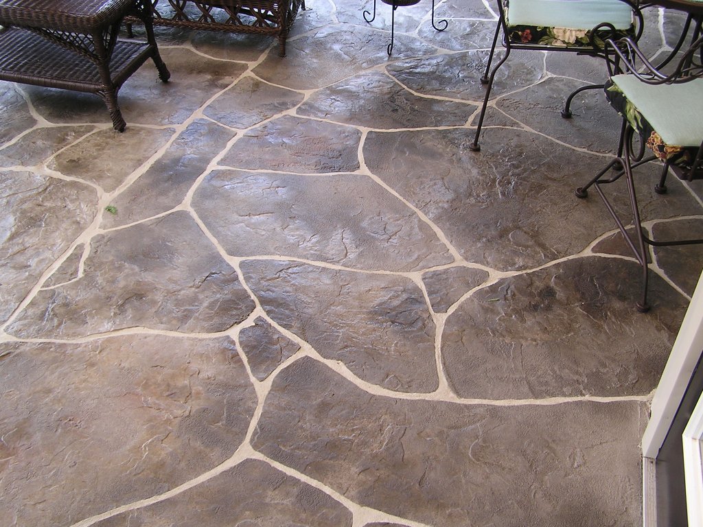 Concrete Patios — example project 2 by L.D. Williams Decorative Concrete