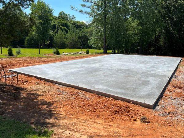 Concrete Foundations — example project 2 by L.D. Williams Decorative Concrete