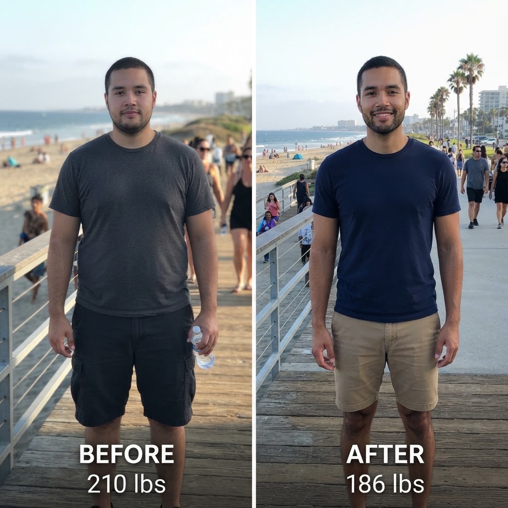 Tommy G. — 210 lbs soft to 186 lbs leaner