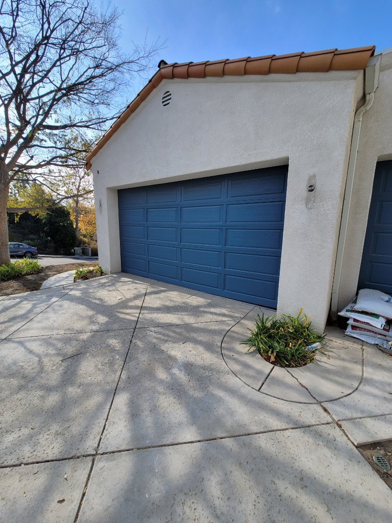 Garage Door Transformation before