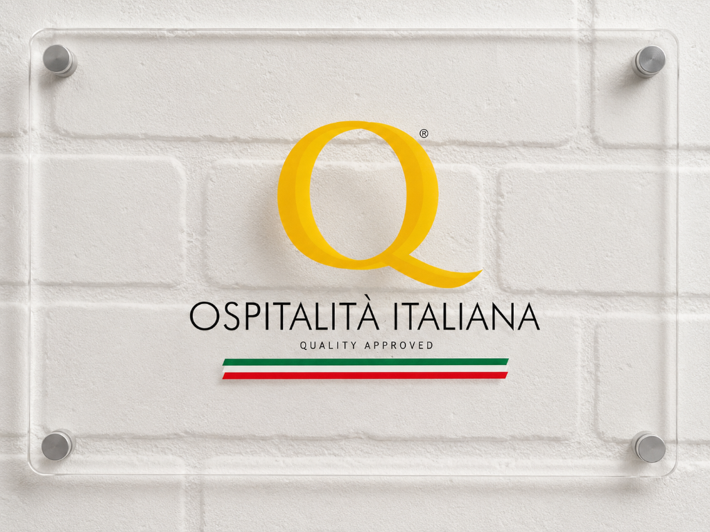 Ospitalità Italiana Quality Approved certification badge