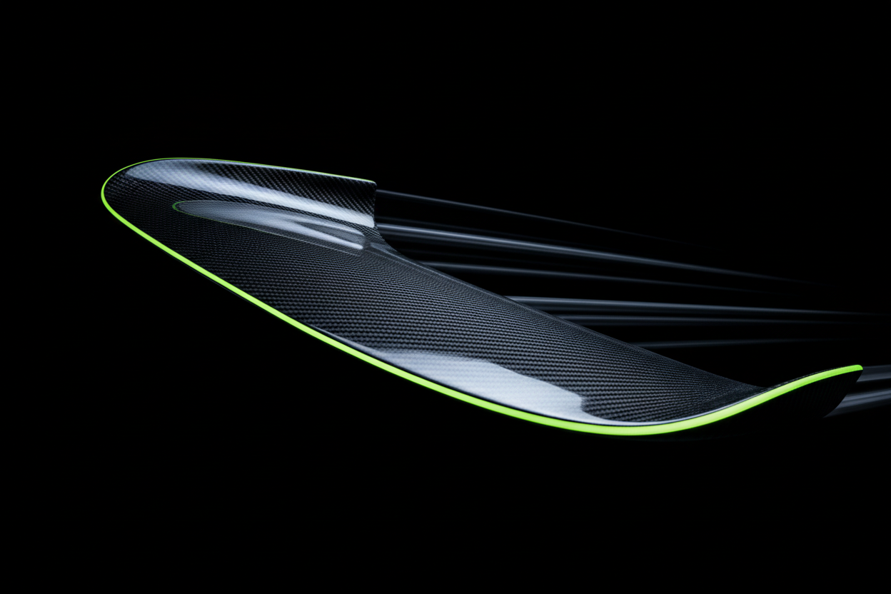 Carbon fiber aerodynamic engineering surface