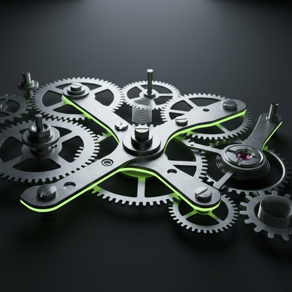 Precision clockwork mechanism