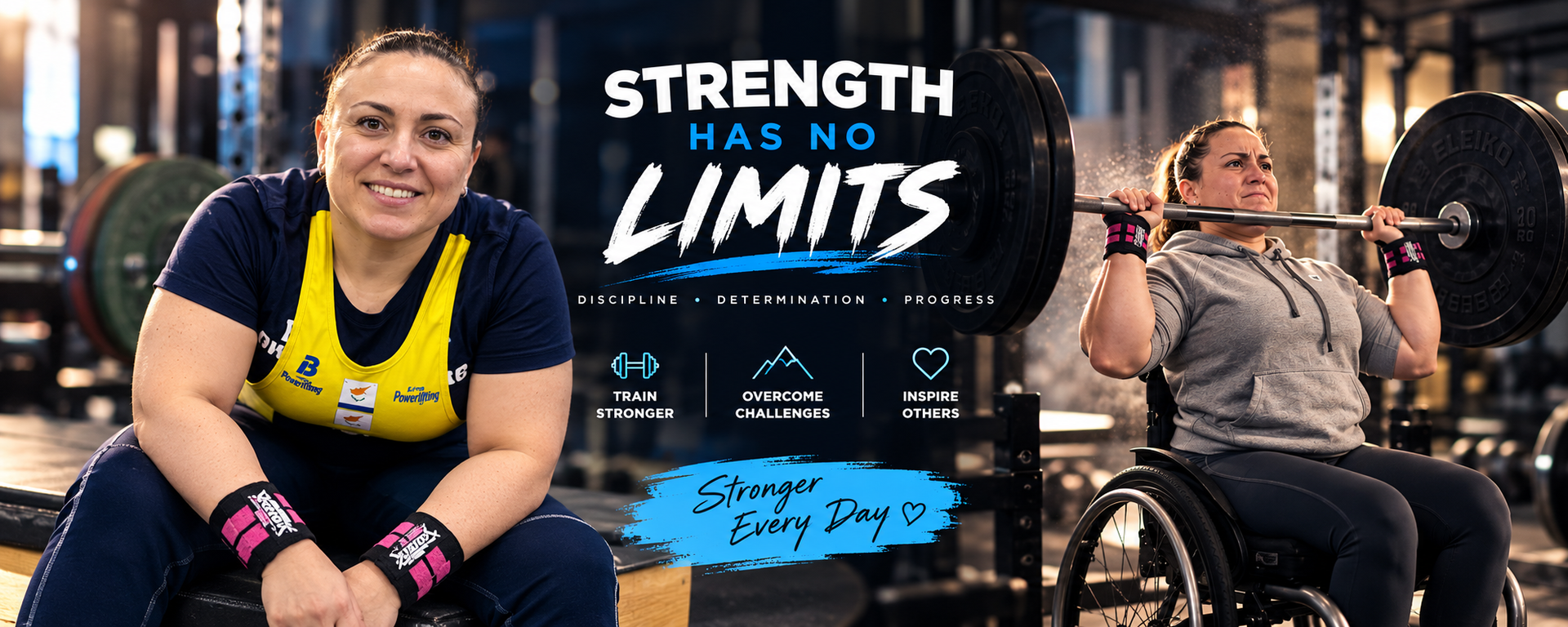 Maria Manakou strength has no limits hero banner