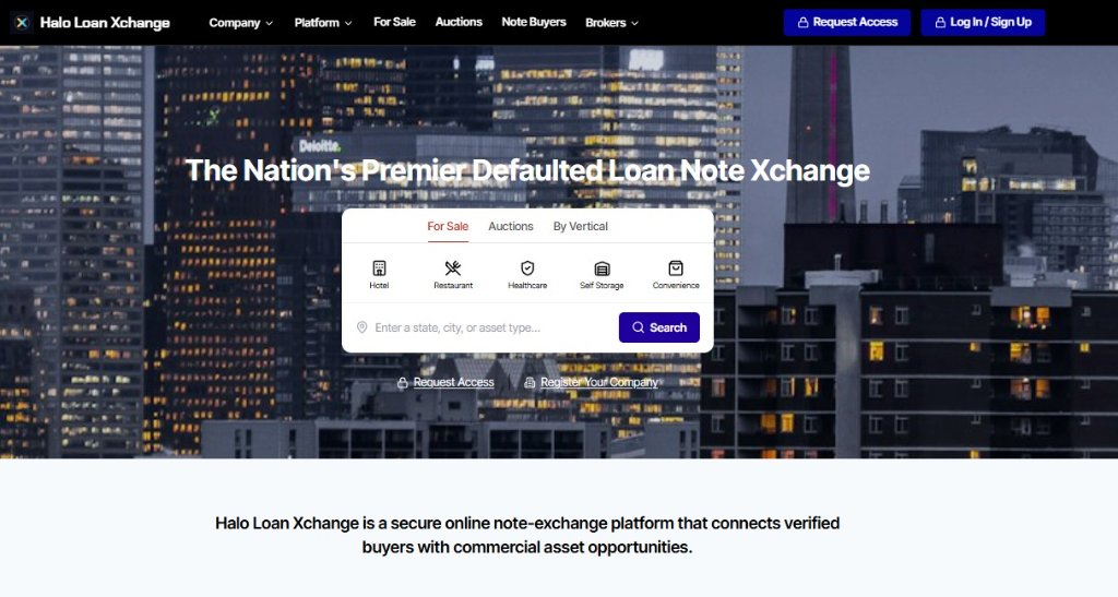 Step 1 — Landing Page (haloxchg.com)