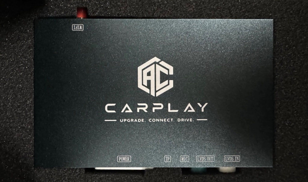 Completed CarPlay retrofit — full dashboard
