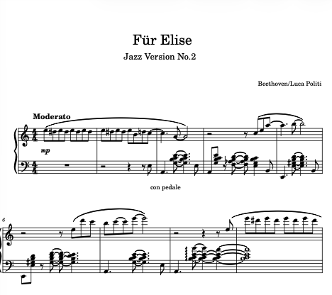 Für Elise — Slow Jazz Version